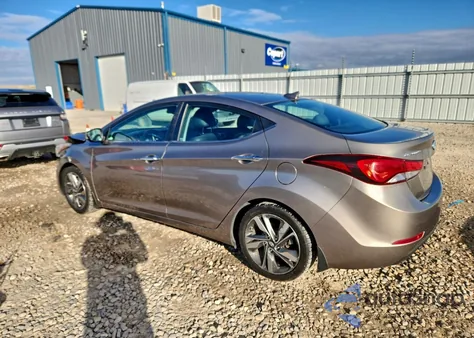 2015 Hyundai Elantra Se из США, поврежденный, VIN 5NPDH4AEXFH628199